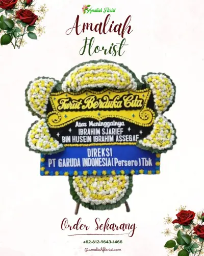 Papan Bunga Duka di Pasirian